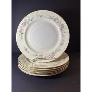 7 Vintage Homer Laughlin Eggshell Georgian Dinner Plates 10” H 50 N 5